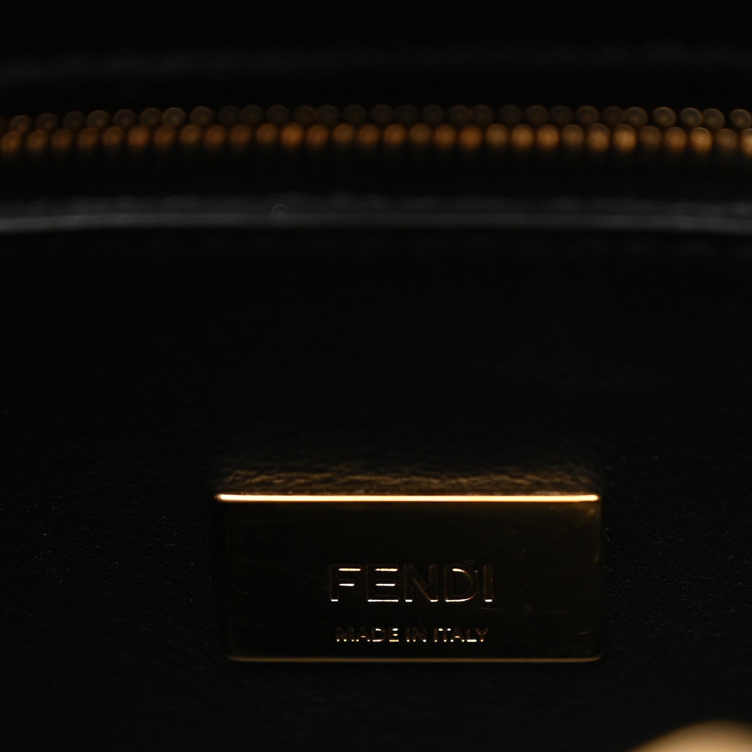 Fendi Tahiti Burro Medium Peekaboo Iconic Essentially Satchel Tortora Black 7 of 11