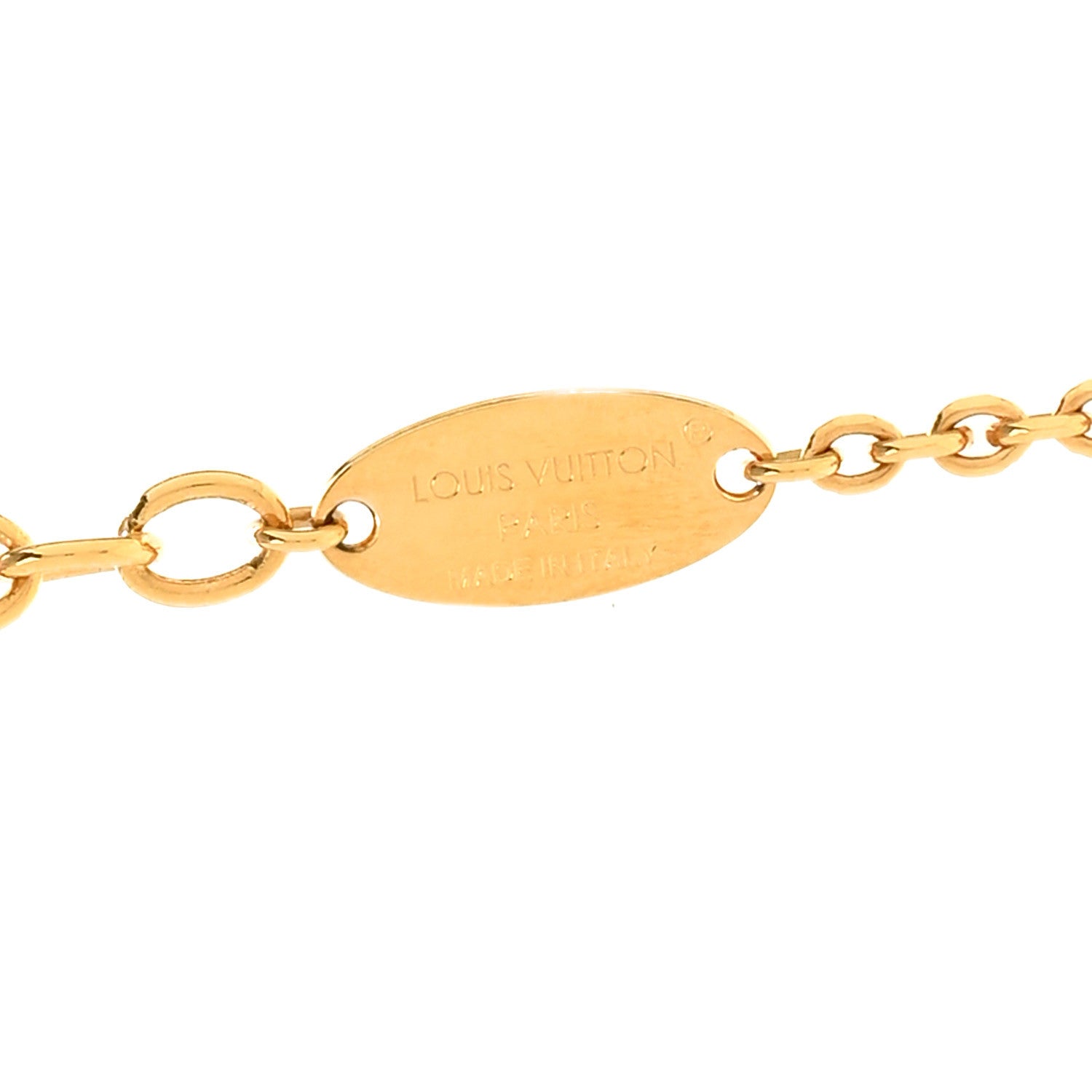 Louis Vuitton Metal Blooming Supple Necklace Gold 5 of 7
