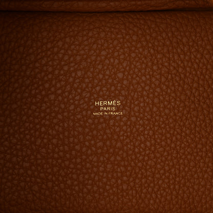 Hermes Taurillon Clemence Picotin Lock 18 PM Gold 6 of 9