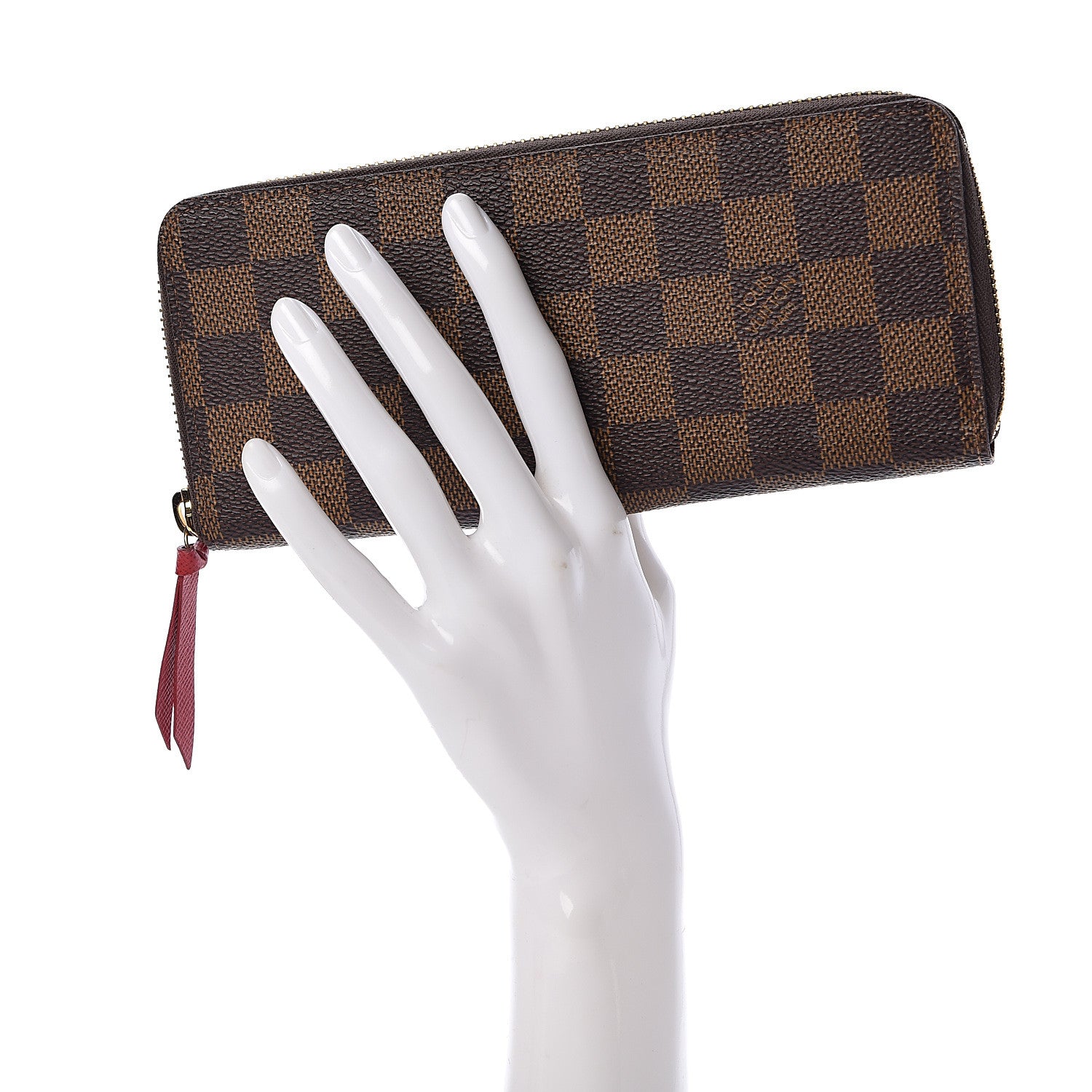Louis Vuitton Damier Ebene Clemence Wallet 2 of 6