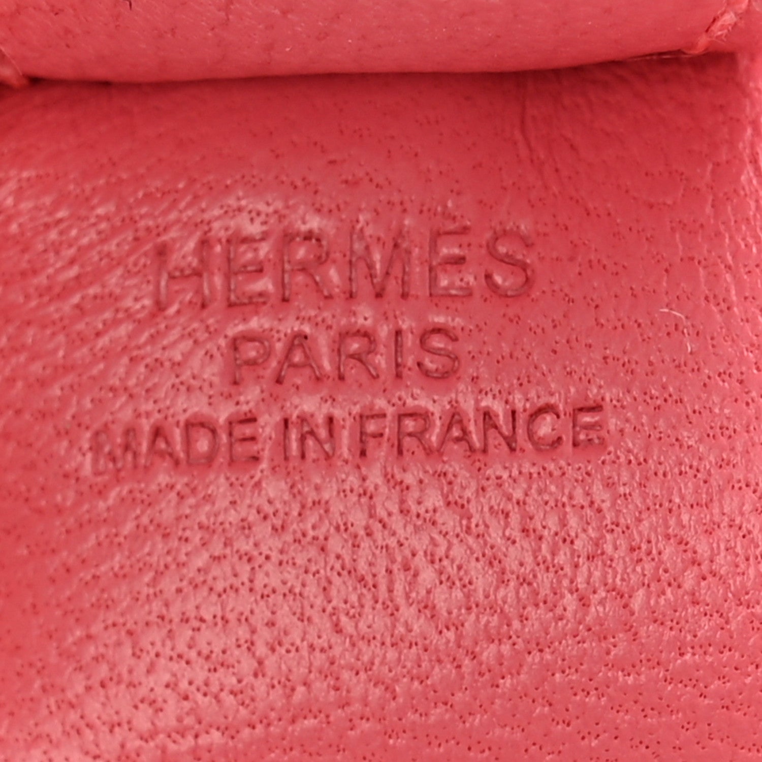 Hermes Milo Lambskin Grigri Rodeo Horse Bag Charm PM Rose Azalee 3 of 5