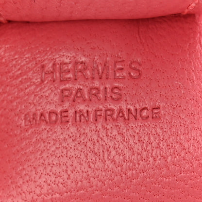 Hermes Milo Lambskin Grigri Rodeo Horse Bag Charm PM Rose Azalee 3 of 5