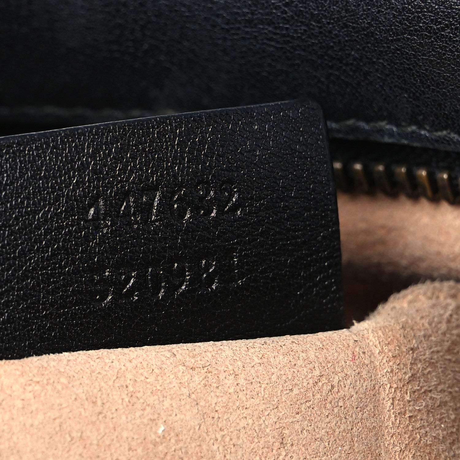 Gucci Calfskin Matelasse Small GG Marmont Chain Shoulder Bag Black 7 of 15