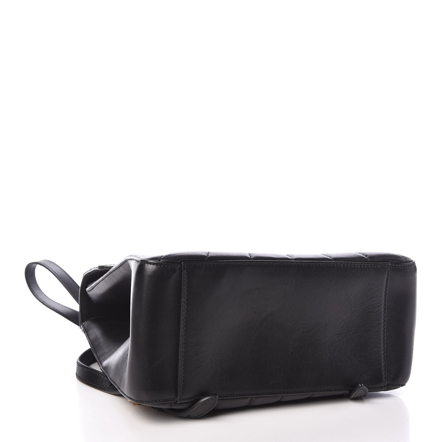 Calfskin Bamboo Trapuntata Queen Margaret Backpack Black