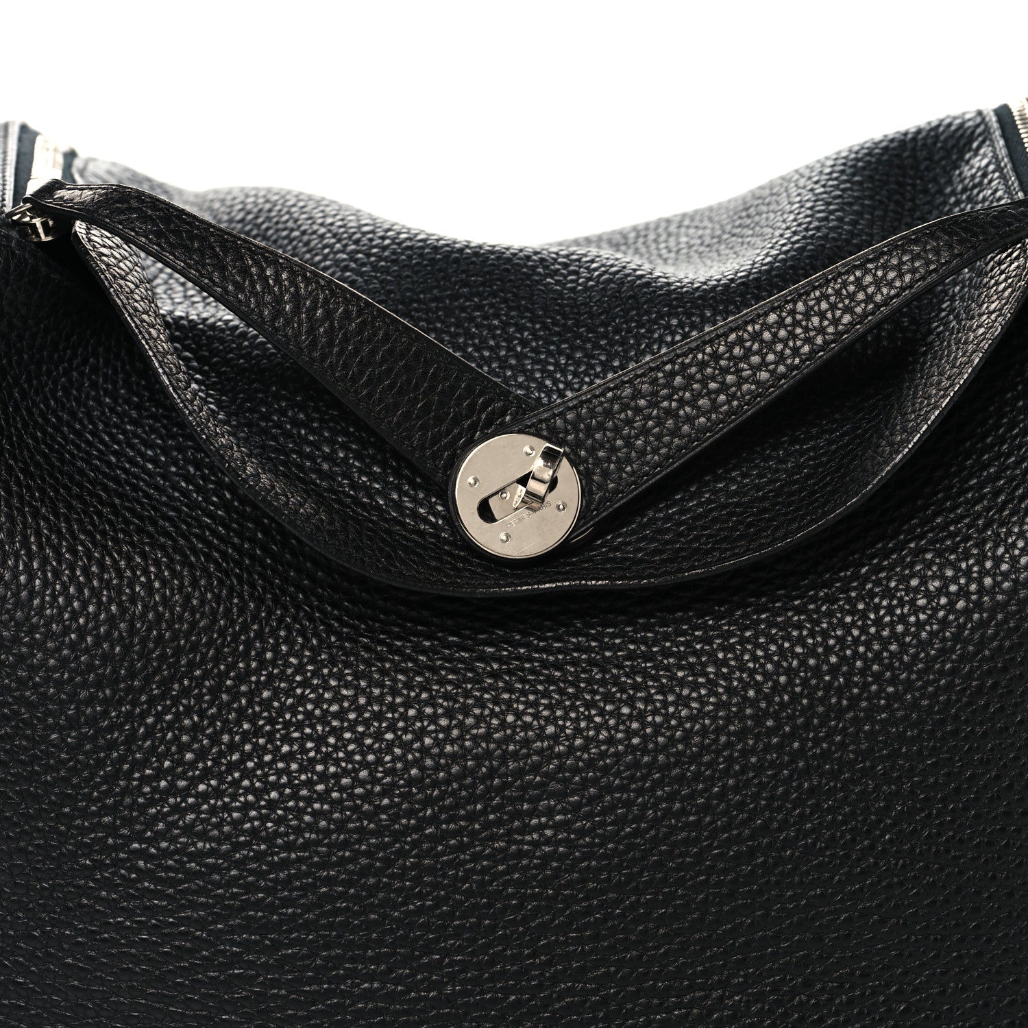 Hermes Taurillon Clemence Lindy 34 Black Black 8 of 12