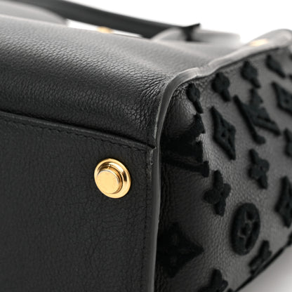 Louis Vuitton Calfskin Monogram Tufting On My Side Black 10 of 14