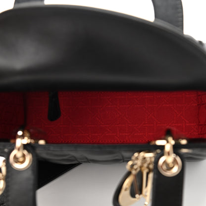 Christian Dior Lambskin Cannage Small My ABCDior Lady Dior Black 7 of 11