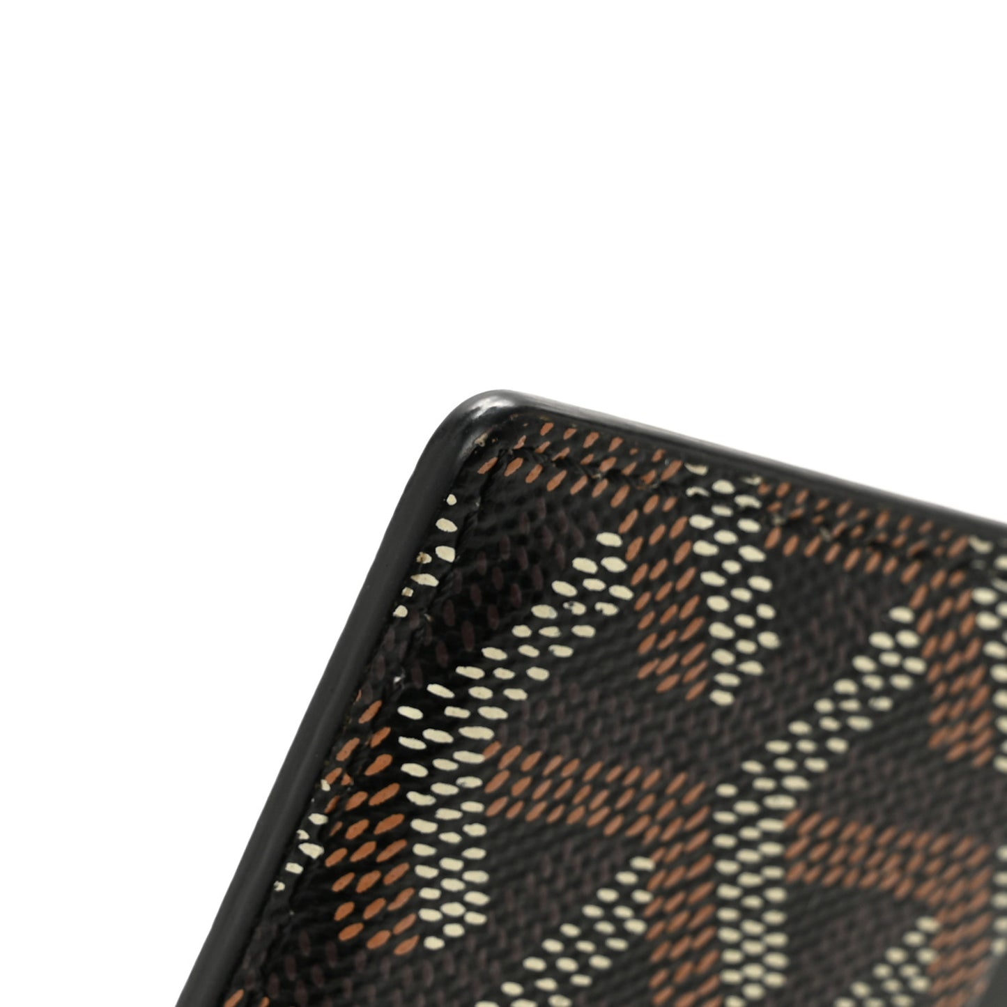 Goyardine Saint Sulpice Card Holder Black