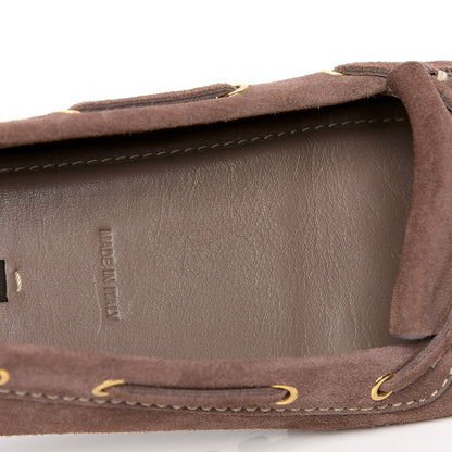 Louis Vuitton Suede Womens Moccasin Loafers 38.5 5 of 6