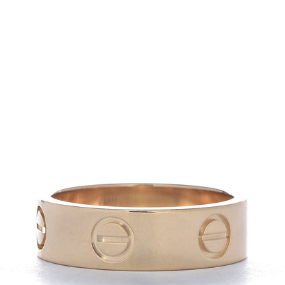 Cartier 18K Yellow Gold 5.5mm LOVE Ring 51 5.75 3 of 5