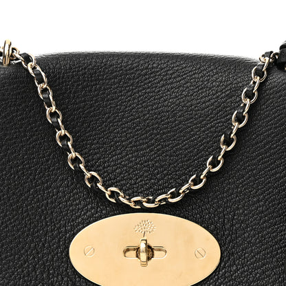 Mulberry Glossy Goatskin Small Lily Flap Black 7 of 10