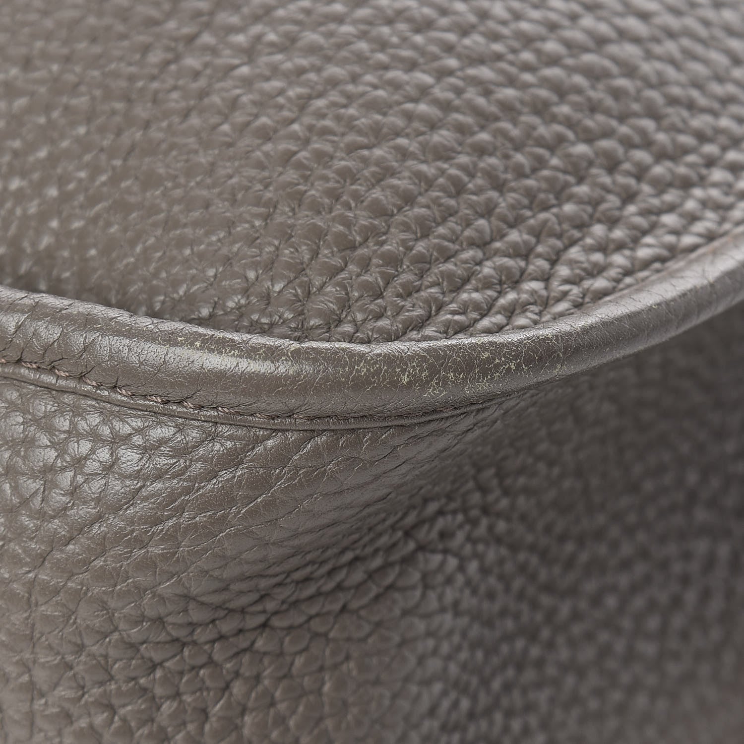 Hermes Taurillon Clemence Evelyne III GM Etain 11 of 15