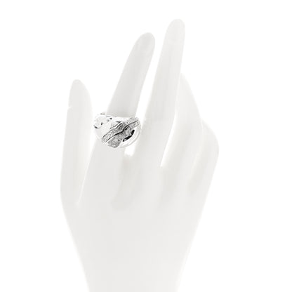 John Hardy Sterling Silver Grey Diamond Lahar Dome Ring 54 7 2 of 7