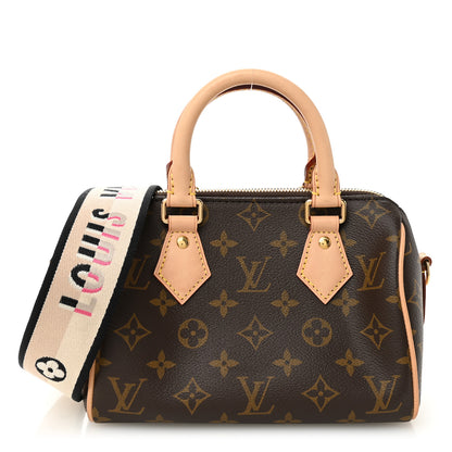 Louis Vuitton Monogram Speedy Bandouliere 20 Black 1 of 9