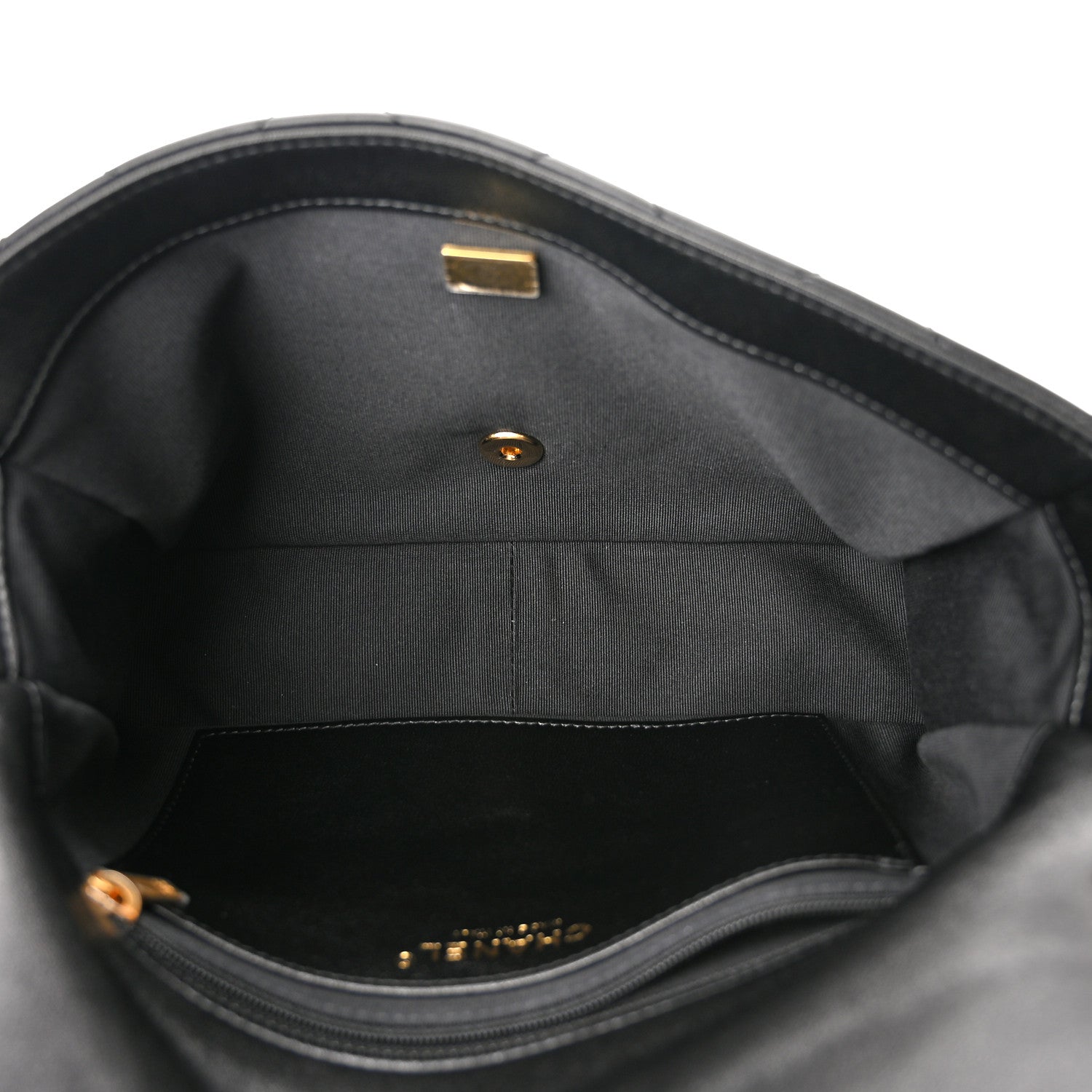 Chanel Lambskin Quilted Large CC Funky Town Flap Black 5 of 10