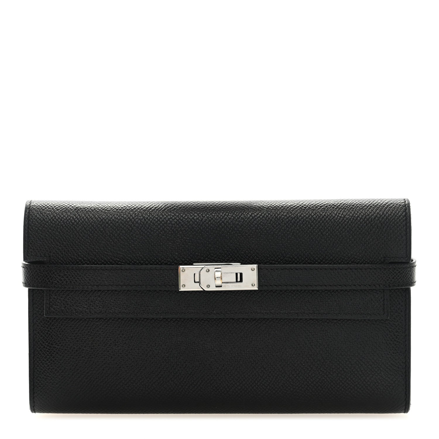 Hermes Epsom Kelly Longue Wallet Black 1 of 7