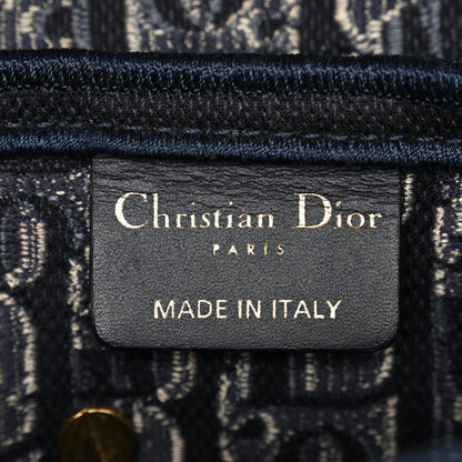 Christian Dior Velvet Oblique Saddle Bag Blue 6 of 11