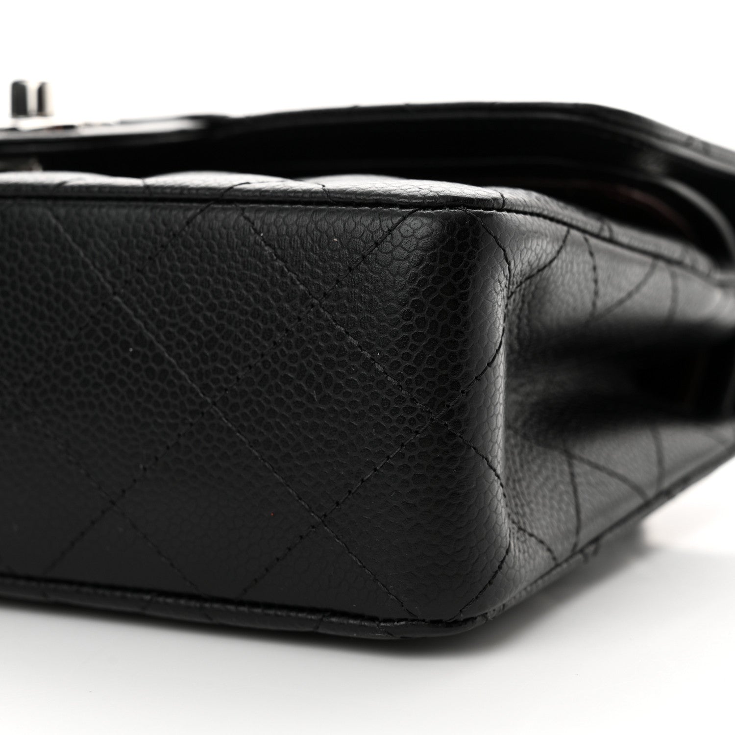 Chanel Caviar Quilted Small Double Flap Black 10 of 11