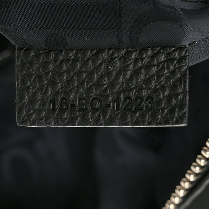 Christian Dior Grained Calfskin Mens Saddle Bag Black 7 of 11