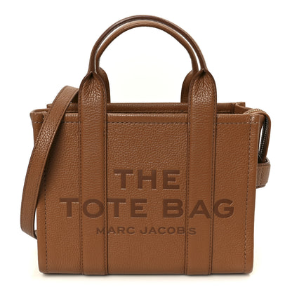 Marc Jacobs Grained Calfskin Small The Tote Bag Argan Oil 1 of 12