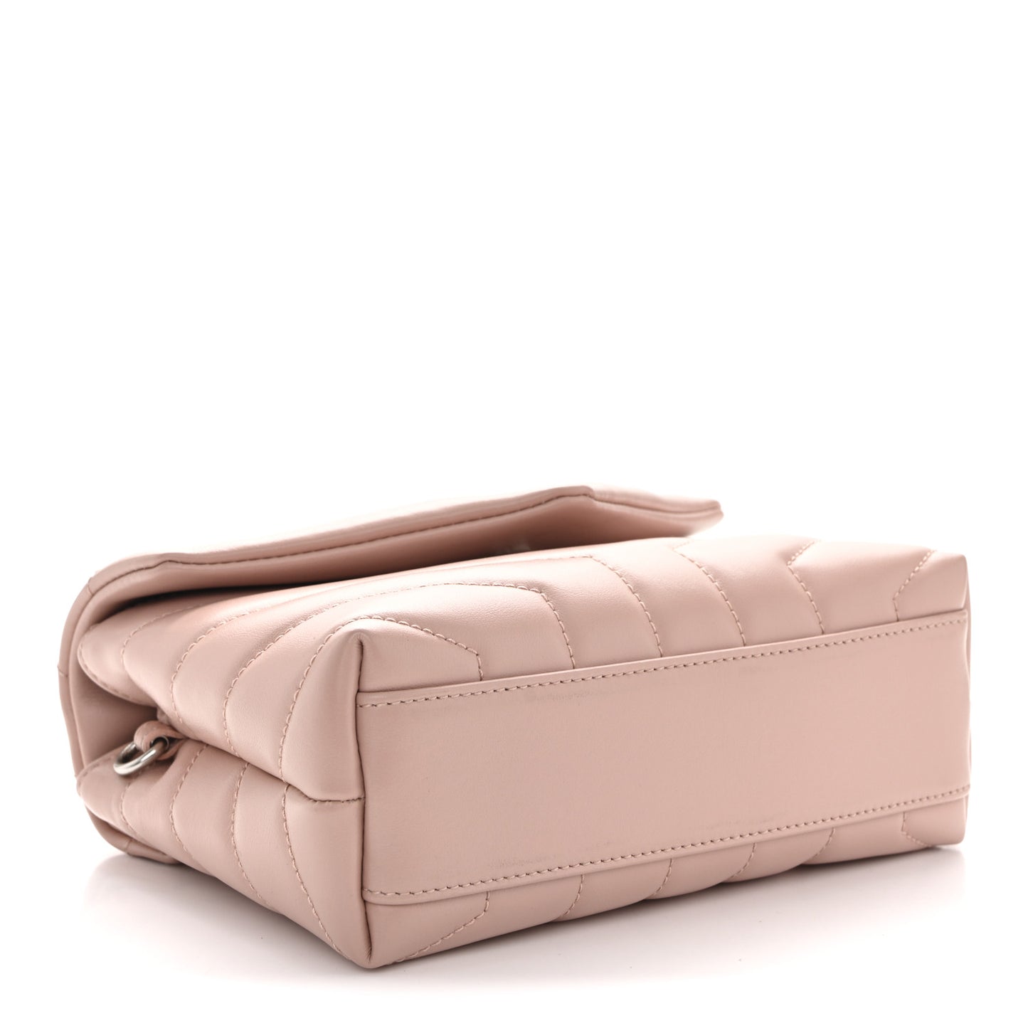 Calfskin Y Quilted Monogram Toy Loulou Crossbody Bag Pale Blush