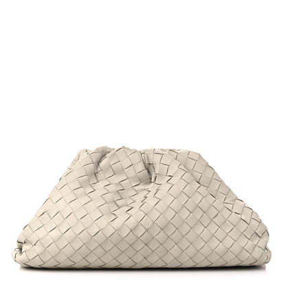 Bottega Veneta Nappa Maxi Intrecciato The Pouch Oversized Clutch Plaster 1 of 10