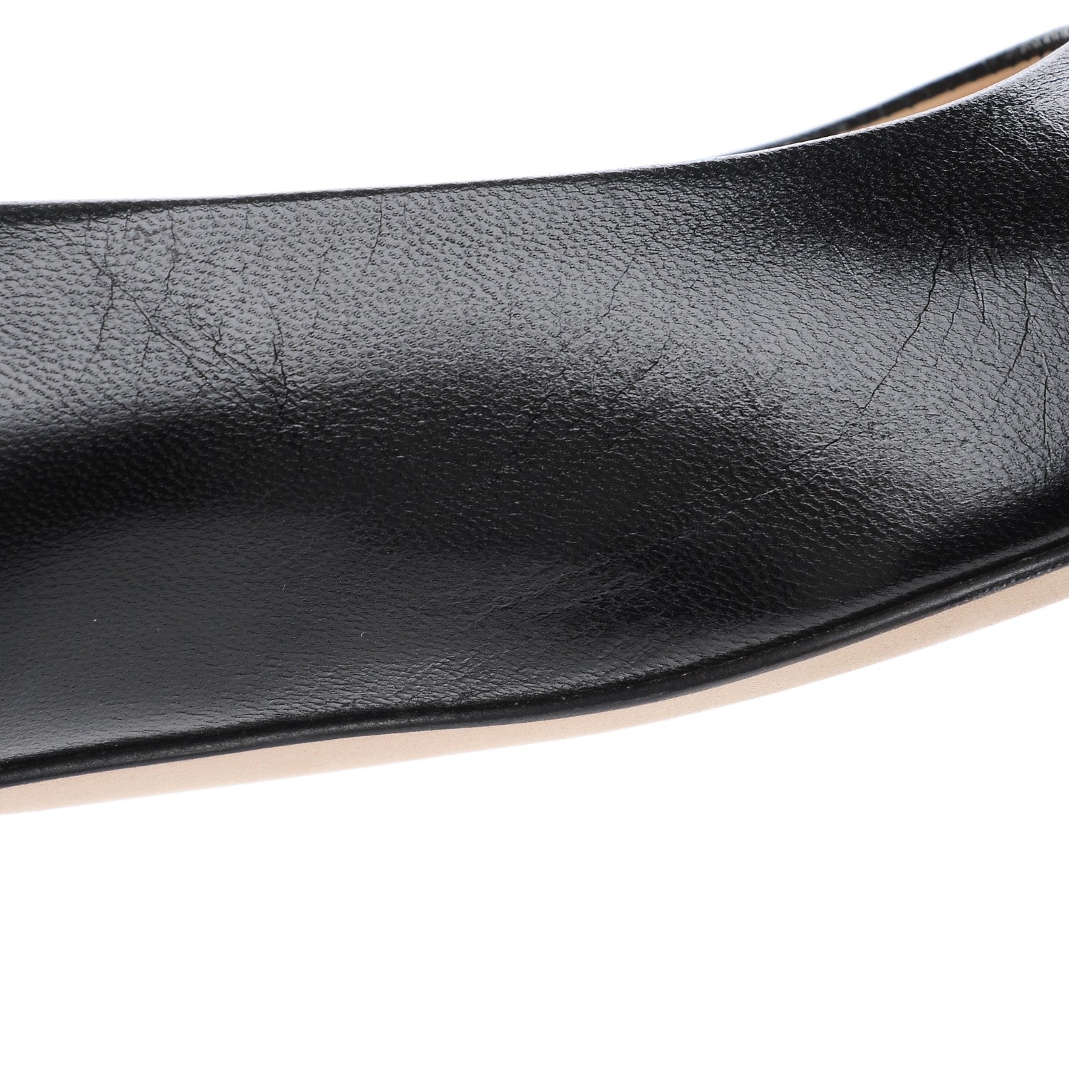 Chanel Goatskin Grosgrain Cap Toe Ballerina Flats 35 Black 12 of 12
