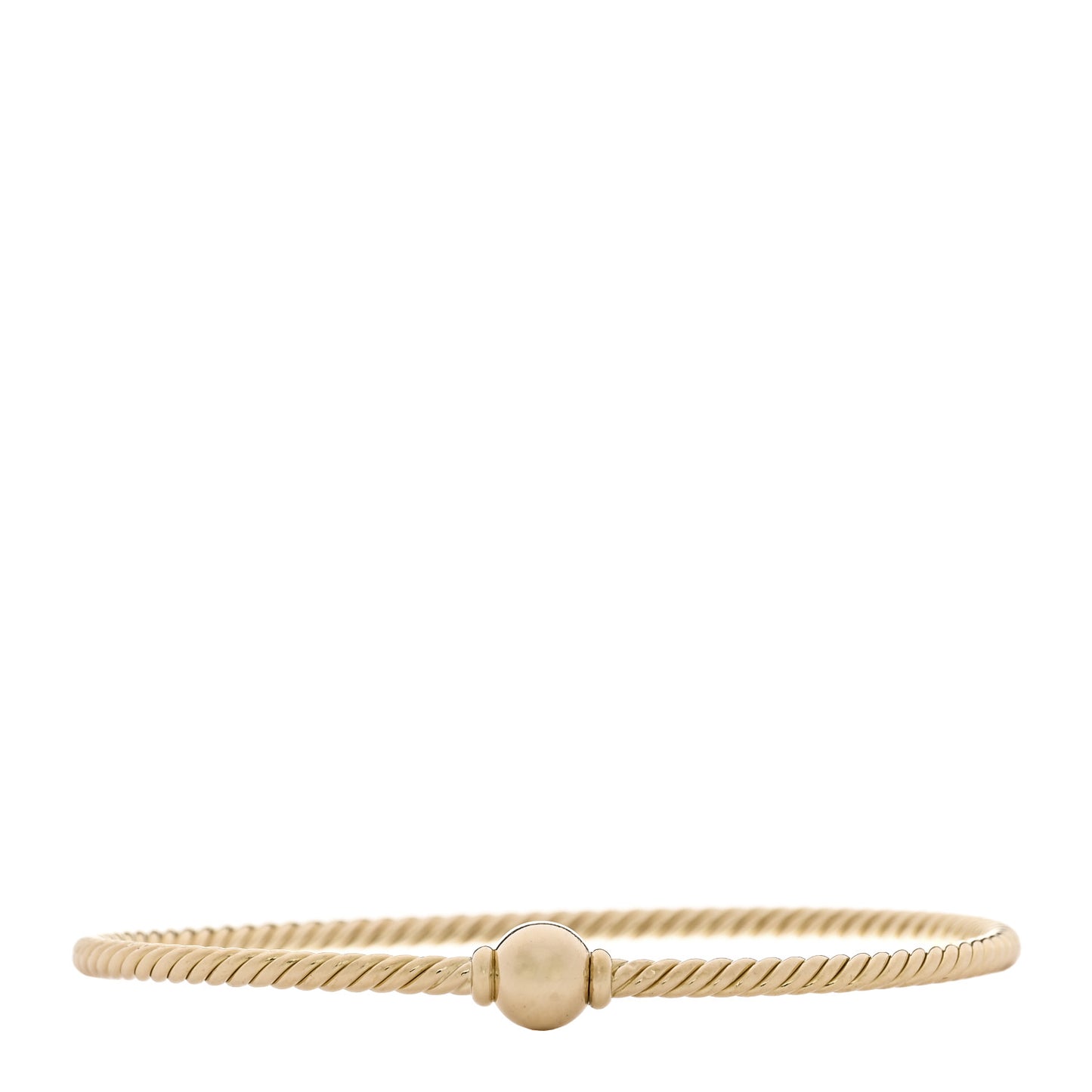 18K Yellow Gold 7mm Solari Station Bracelet