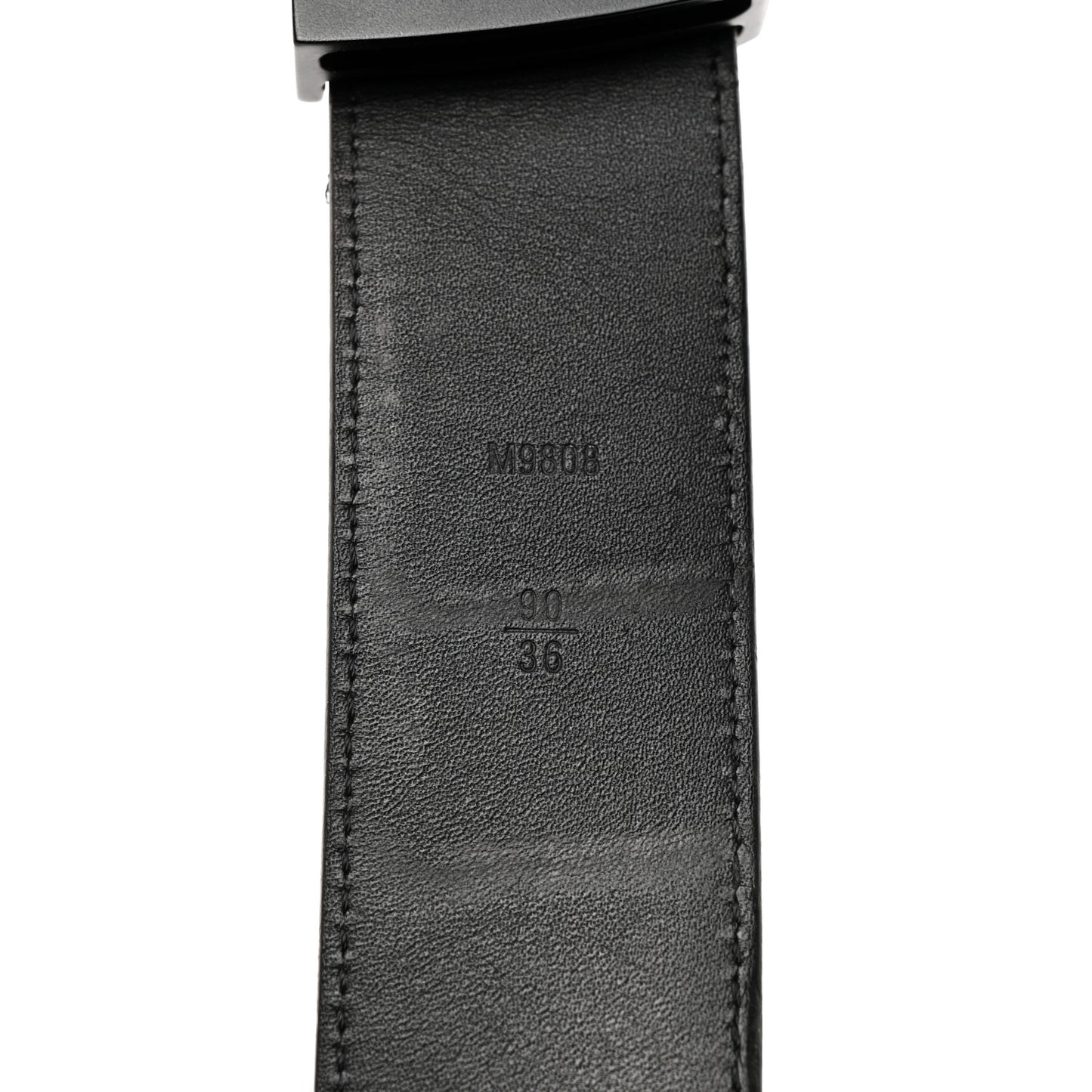 Damier Graphite 40mm LV Initiales Belt 90 36