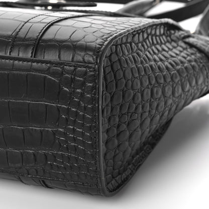 Mulberry Crocodile Embossed Mini Zipped Bayswater Black 8 of 8