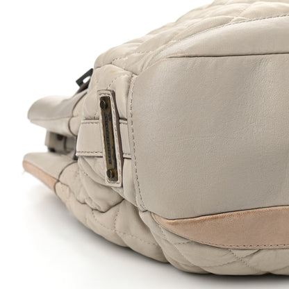 Burberry Lambskin Quilted Medium Enmore Hobo Beige 10 of 16