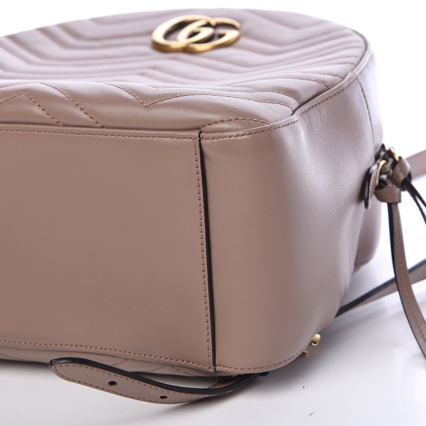 Calfskin Matelasse GG Marmont Backpack Porcelain Rose