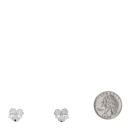 Tiffany Platinum Diamond Paper Flowers Cluster Earrings 2 of 4