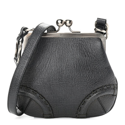 Burberry Goatskin Frame Crossbody Bag Grey 1 of 12