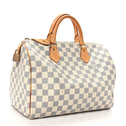Louis Vuitton Damier Azur Speedy 30 2 of 10