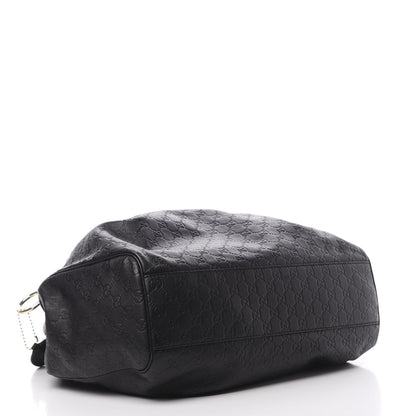 Gucci Guccissima Large Sukey Tote Black 4 of 13
