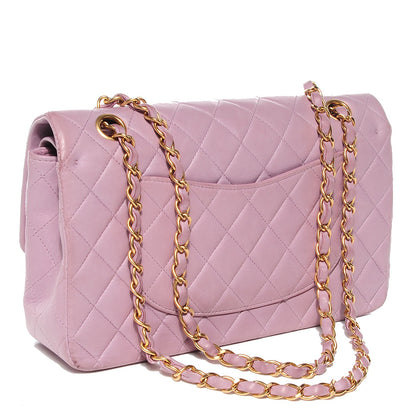 Chanel Lambskin Double Medium Flap Lilac 3 of 8