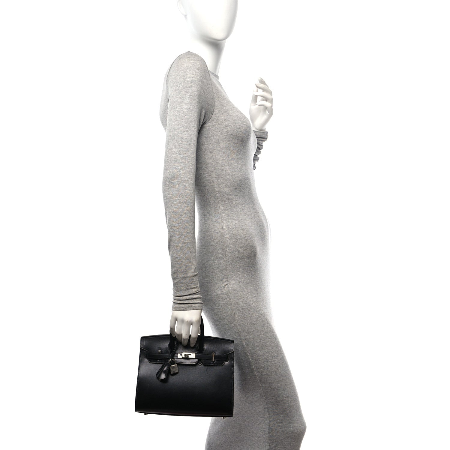 Hermes Box Birkin Sellier 25 Black 2 of 10