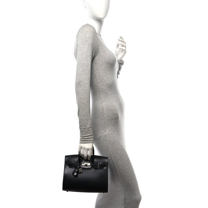 Hermes Box Birkin Sellier 25 Black 2 of 10