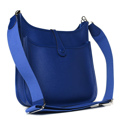 Hermes Epsom Evelyne III PM Bleu Electrique 4 of 20