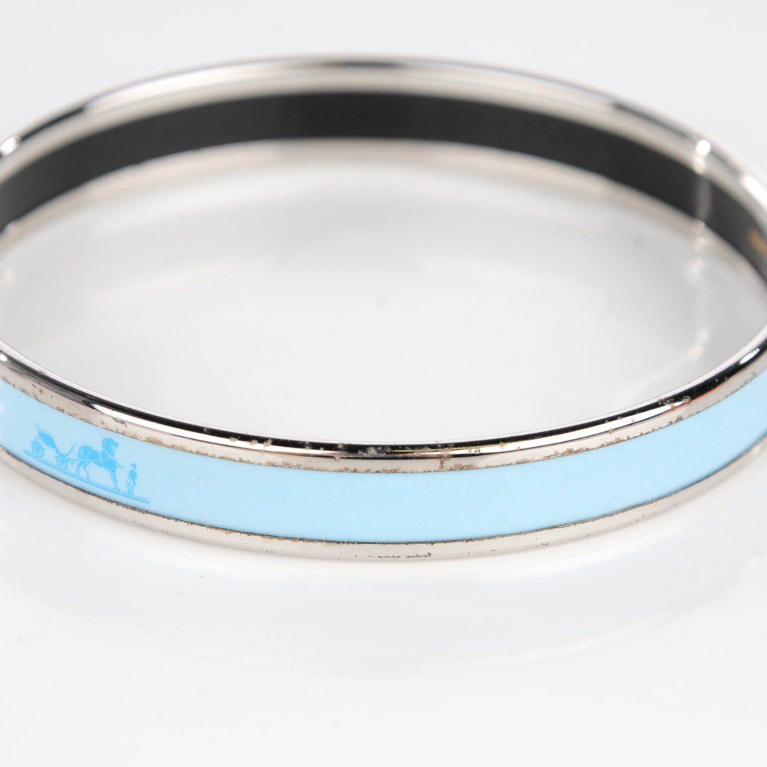 Hermes Enamel Narrow Caleche Bracelet 65 6 of 7