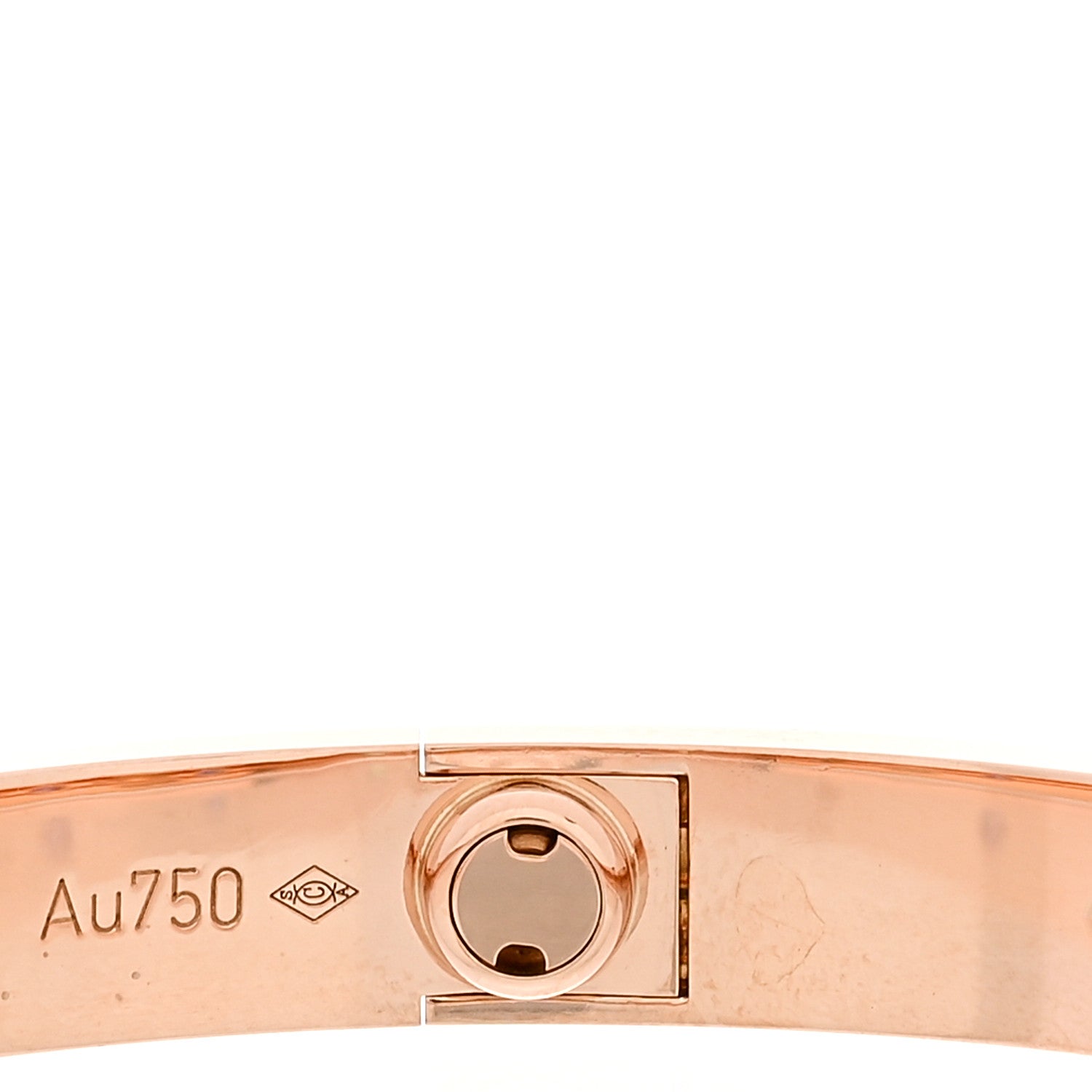 Cartier 18K Pink Gold Sapphire Garnet Amethyst LOVE Bracelet 17 5 of 7