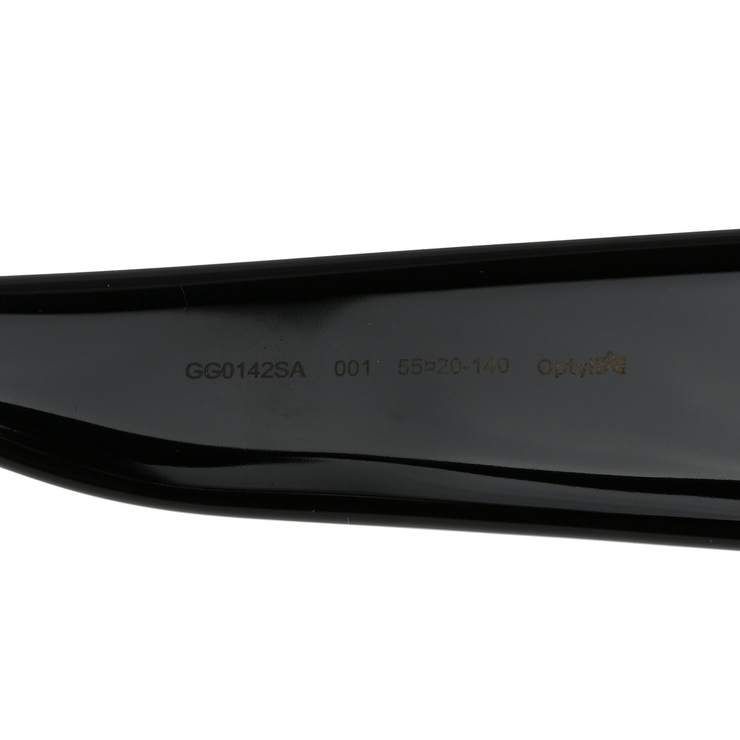 Acetate Square Frame Sunglasses GG0142SA Black