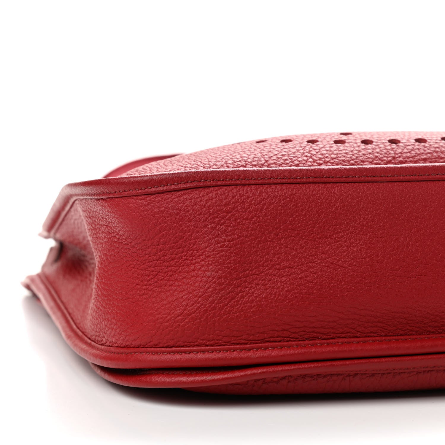 Hermes Taurillon Clemence Evelyne III GM Rouge Garance 7 of 8