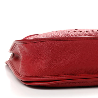 Hermes Taurillon Clemence Evelyne III GM Rouge Garance 7 of 8