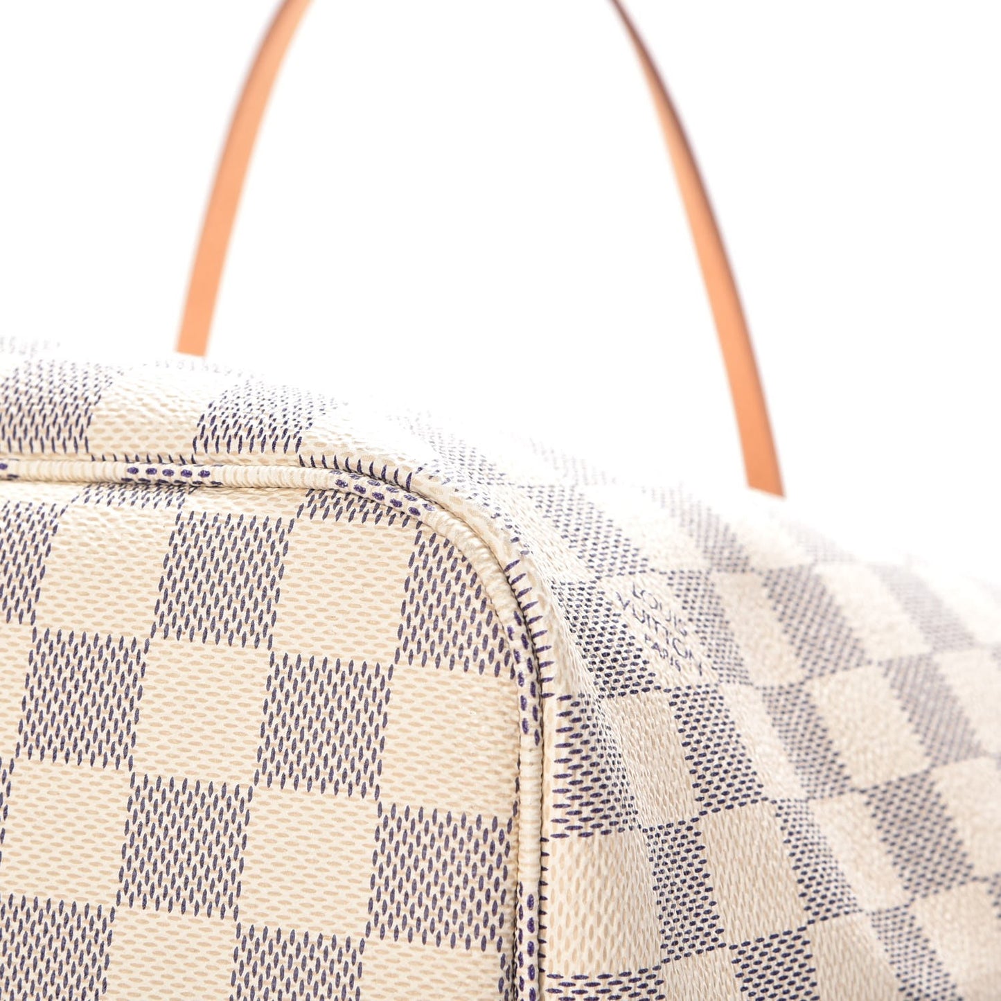 Damier Azur Neo Neverfull MM Rose Ballerine