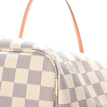 Louis Vuitton Damier Azur Neo Neverfull MM Rose Ballerine 13 of 13