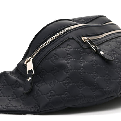 Gucci Guccissima Web Belt Bag Navy 10 of 11