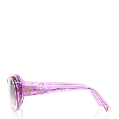 Louis Vuitton Obsession GM Z0642W Sunglasses Violet Glitter 3 of 8