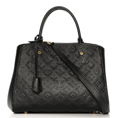 Louis Vuitton Empreinte Montaigne MM Black 1 of 10